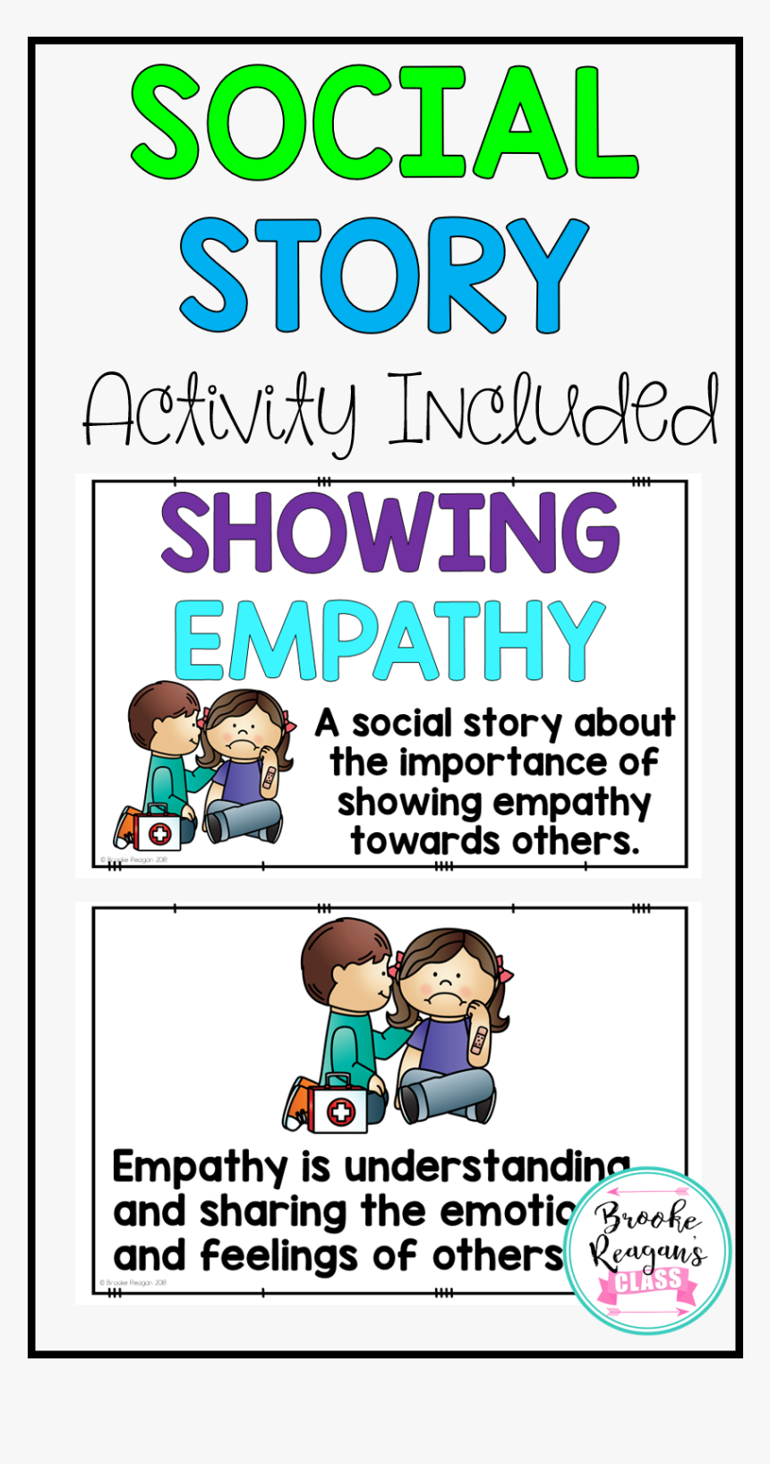 Social Story About Showing Empathy - Cartoon, HD Png Download, Free Download