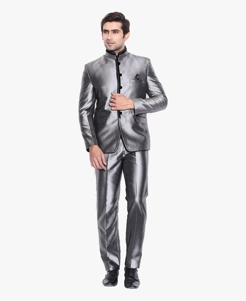 Silver Coat Pant Png Free Image Download - Tuxedo, Transparent Png - kindpng