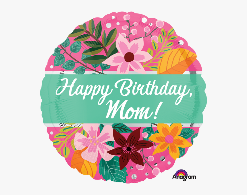 happy birthday mom frame png