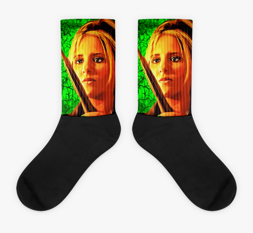 Buffy The Vampire Slayer Sarah Michelle Gellar Socks - Sock, HD Png Download, Free Download