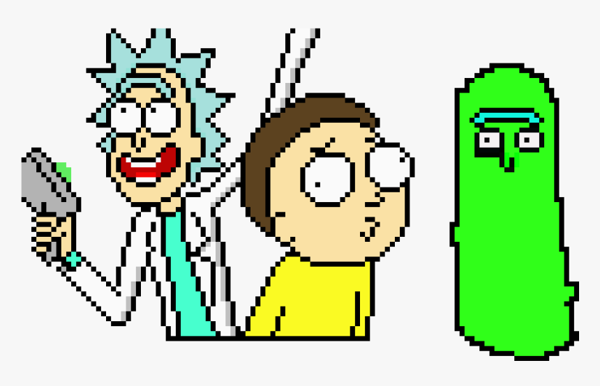 Rick And Morty Pixel Art Pixel Art Maker - Rick And Morty Pixel Art, HD Png Download, Free Download