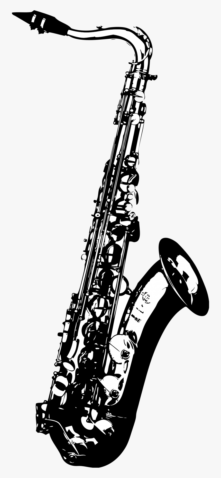 Clipart Tenor Saxophone - Tenor Sax Clip Art, HD Png Download, Free Download