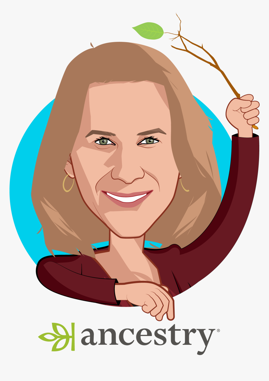 Caricature Of Margo Georgiadis, Who Is Speaking At - Ancestry.com, HD Png Download, Free Download