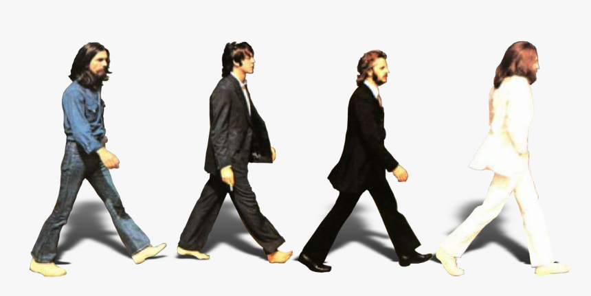 Abbey Road The Beatles Art - Beatles Abbey Road Cartoon, HD Png Download, Free Download