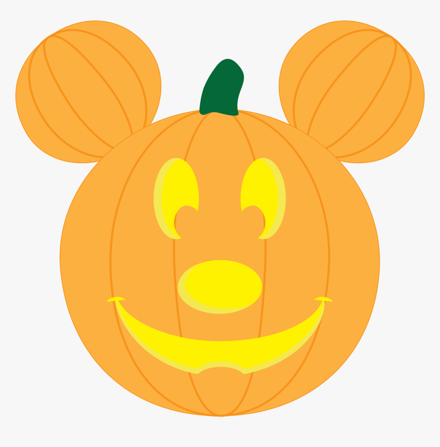 Mickey Halloween Pumpkin Clipart, HD Png Download, Free Download