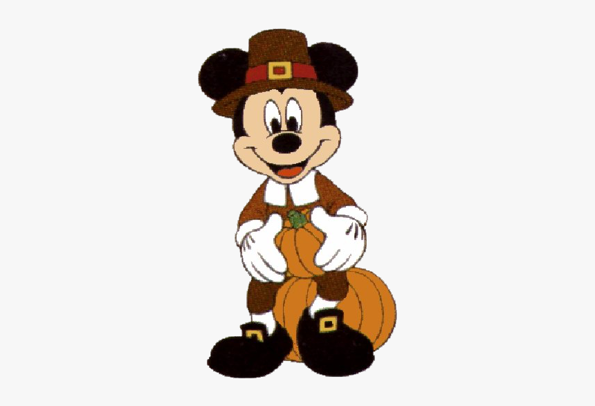 Mickey Mouse Halloween Png Image - Mickey And Minnie Thanksgiving, Transparent Png, Free Download