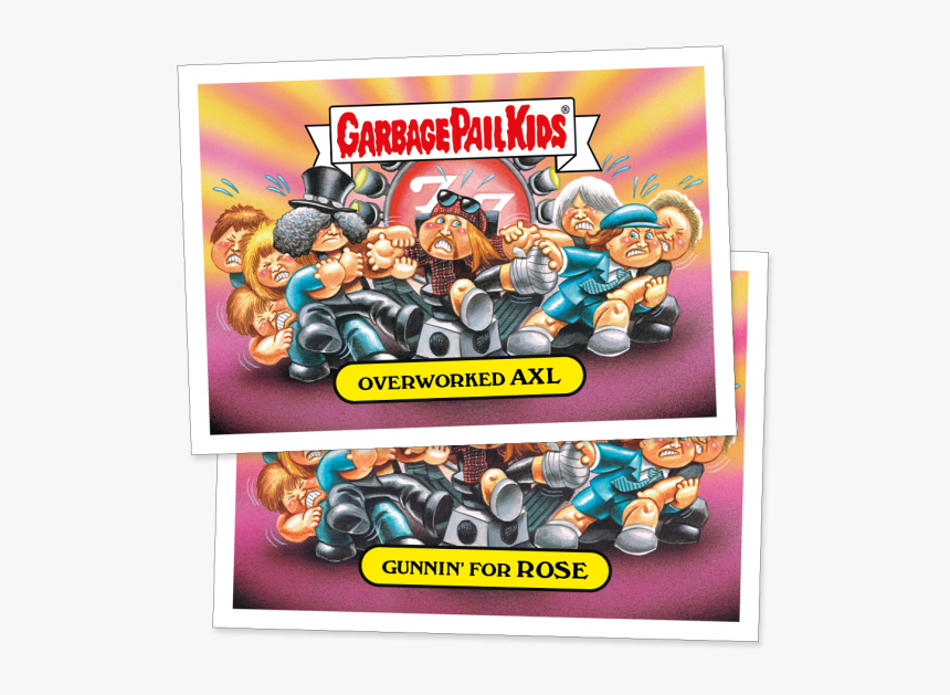 Overworked Axl Sticker - Best Of The Fest Garbage Pail Kids, HD Png Download, Free Download