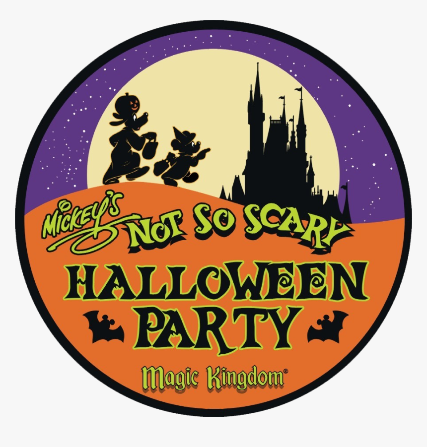 Mickey"s Not So Scary Halloween Logo Clipart , Png - Mickey's Not So Scary 2018, Transparent Png, Free Download