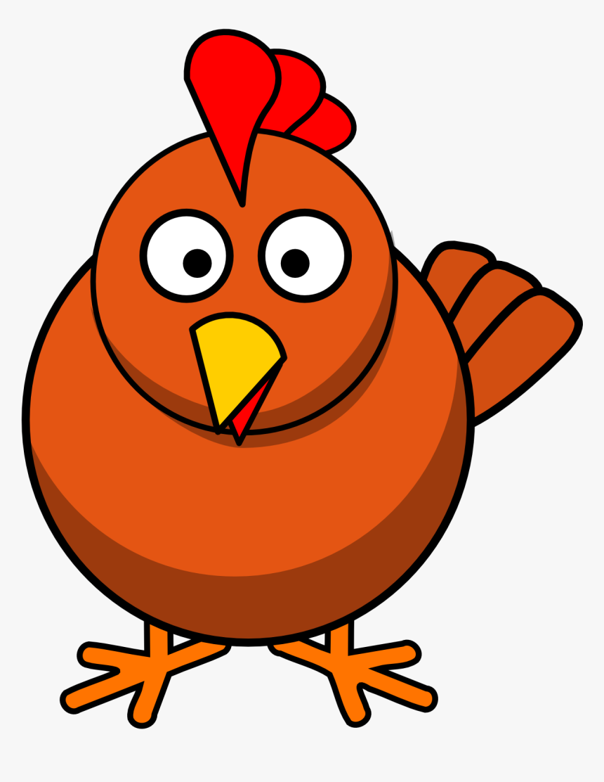 Chicken Clipart, Cute Chicken Clip Art Photo, Chicken - Cartoon Clipart Chicken, HD Png Download, Free Download