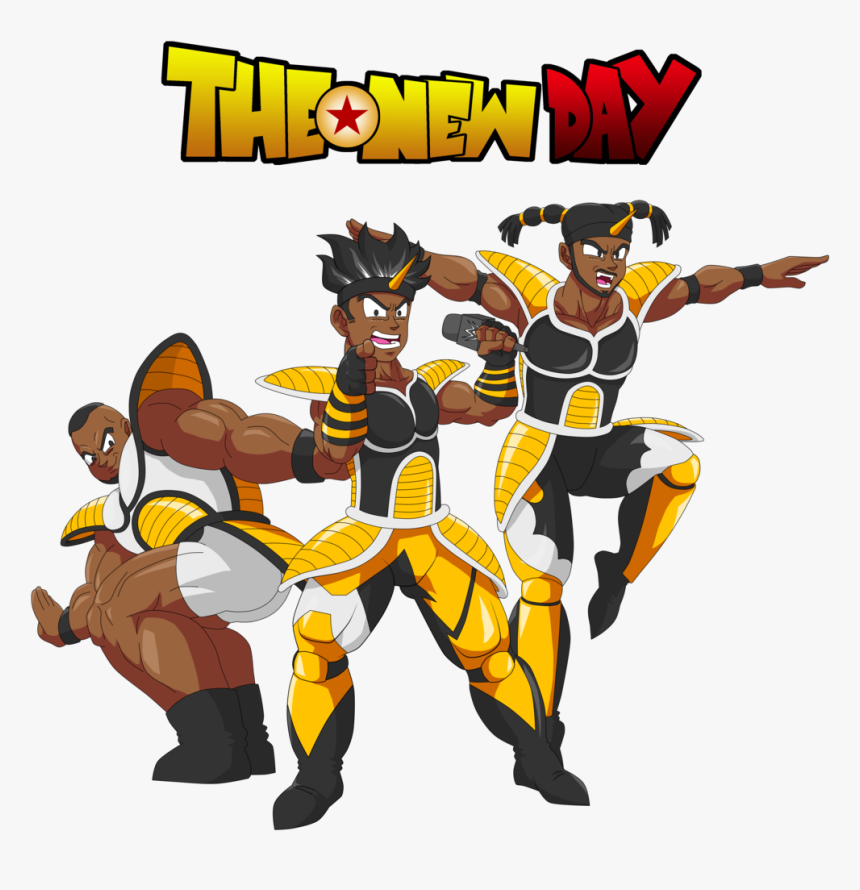 Wrestlemania 32 Cartoon Fictional Character - Cartoon New Day Wwe, HD Png Download, Free Download