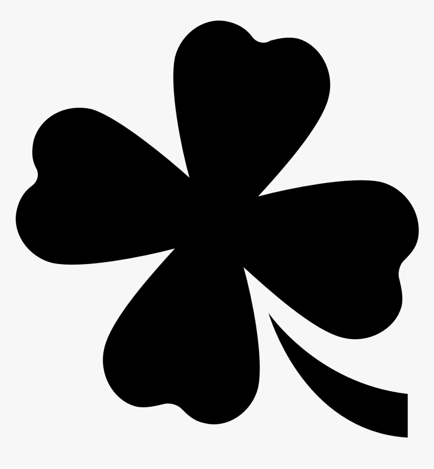 Clover Black Png - Shamrock Icon, Transparent Png, Free Download