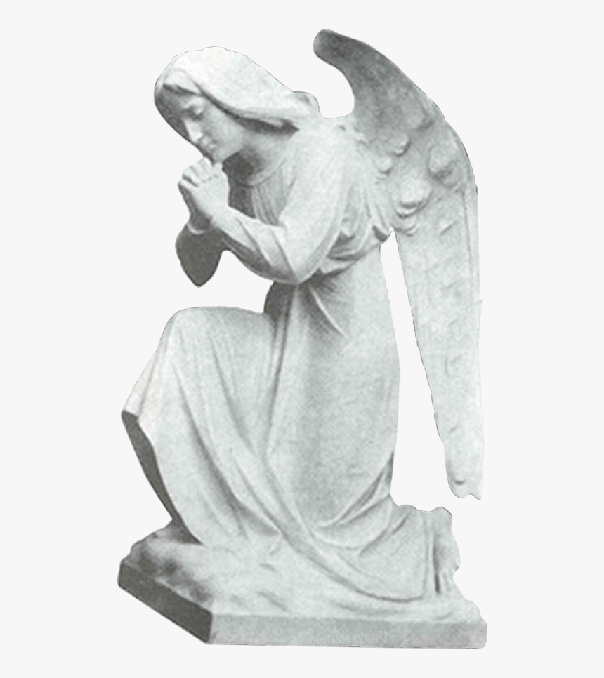 Praying Guardian Marble Statue - Stone Carving, HD Png Download, Free Download