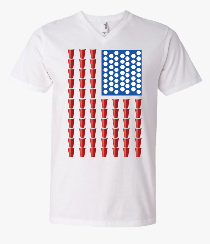 American Flag Beer Poster , Transparent Cartoons - Beer Pong, HD Png Download, Free Download