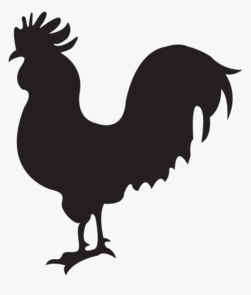 Farm Clipart Chicken - Chicken Emoji Black And White, HD Png Download, Free Download