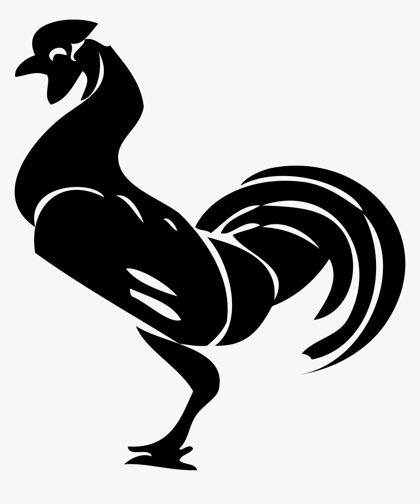 Black Rooster Kid Image Png Clipart - Rooster Clip Art, Transparent Png, Free Download