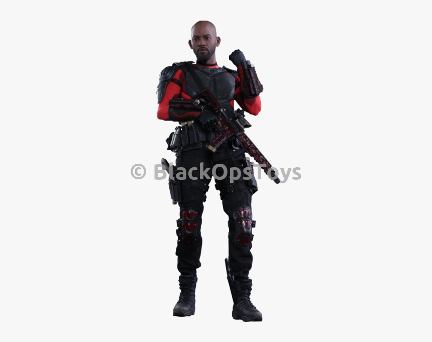 Hot Toys Mms381 1/6 Scale Suicide Squad Deadshot African - Marvel Legends Suicide Squad, HD Png Download, Free Download