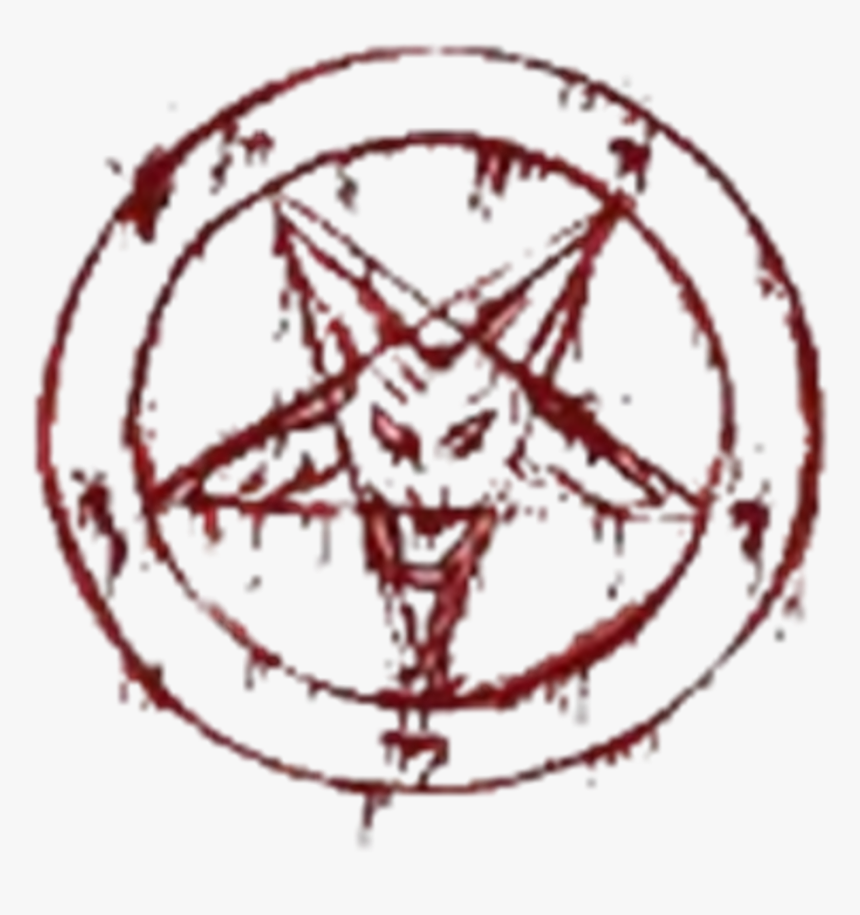 Red Devil Satan Pentagram 666 Blood Bloody Lucifer Satanic Pentagram Hd Png Download Kindpng - satanic star roblox