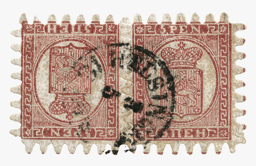 5p Carmine Brown Tête Bêche Pair, - Postage Stamp, HD Png Download, Free Download