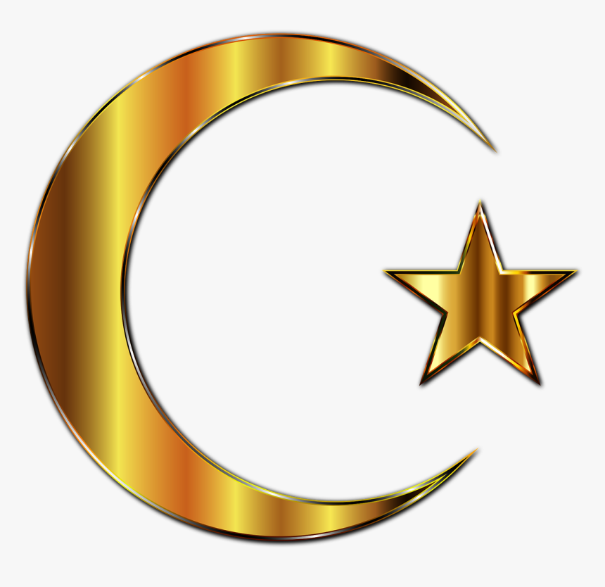 Crescent Moon And Star Png, Transparent Png - kindpng