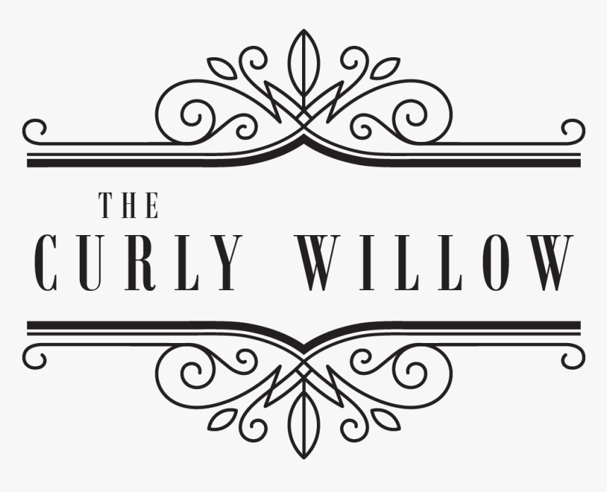 The Curly Willow - Curly Floral Logo Design, HD Png Download, Free Download