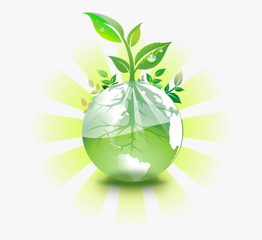 Earth, Globe, Plant, Eco, Green, Nature, Preserve - Save Mother Earth Clipart, HD Png Download, Free Download
