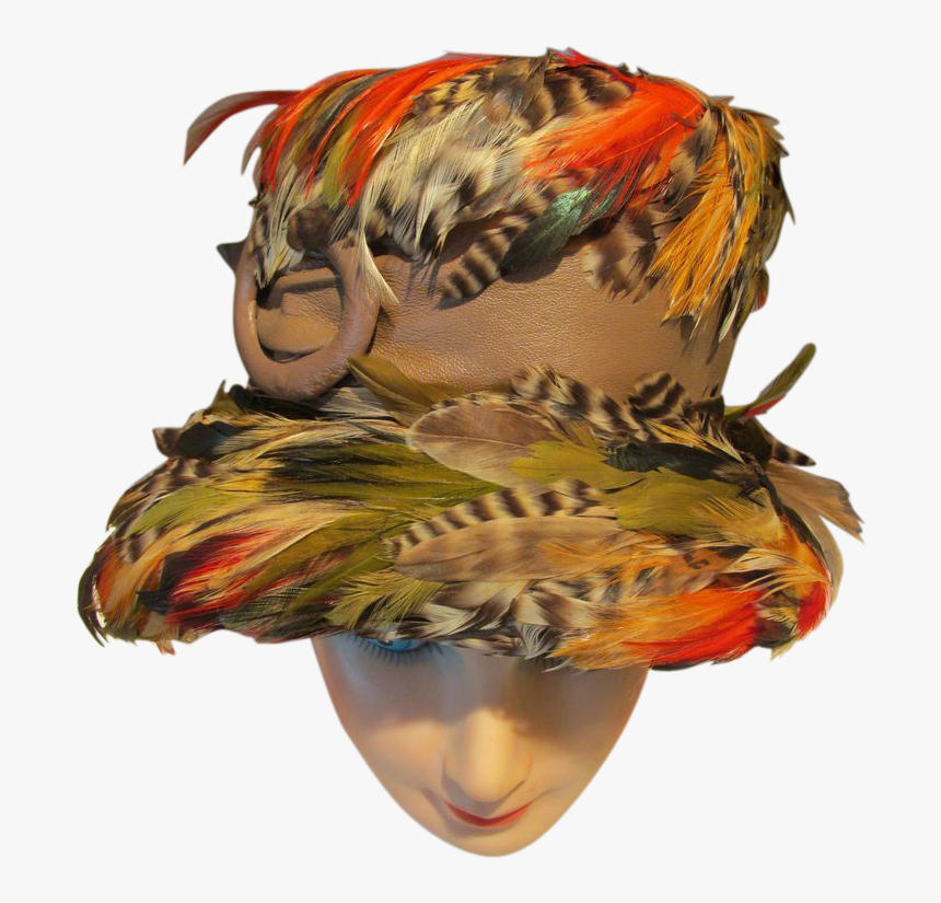 Transparent Feather Hat Png - Headpiece, Png Download, Free Download