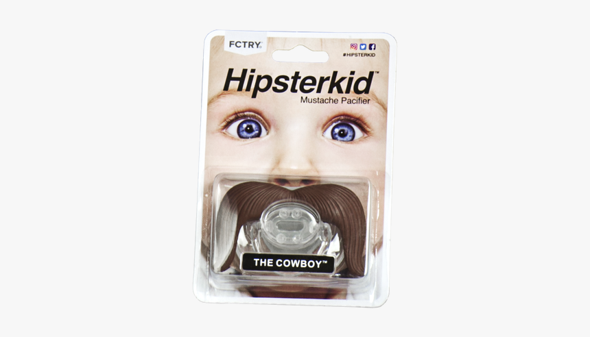 Mustache Pacifier, Mustachifier, The Cowboy, Handlebar - Fctry Mustache Pacifier, HD Png Download, Free Download