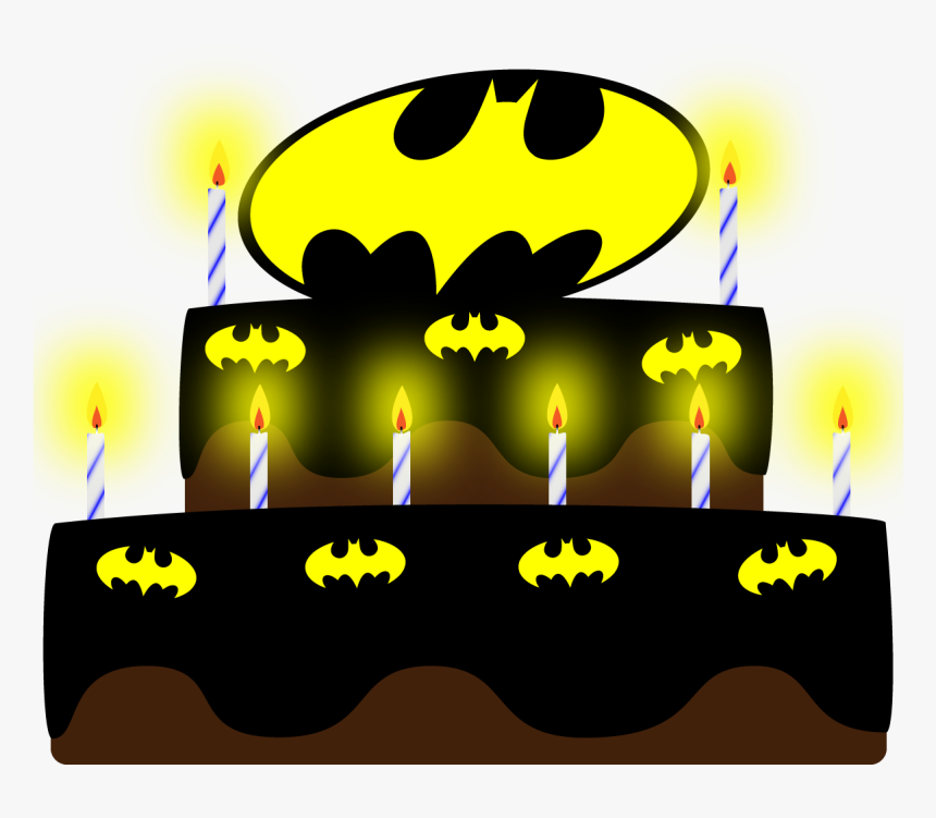 Gothamrogue Batman Birthday Cake - Clipart Happy Birthday Batman Png,  Transparent Png - kindpng