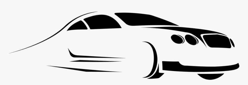 White Car Silhouette, HD Png Download, Free Download