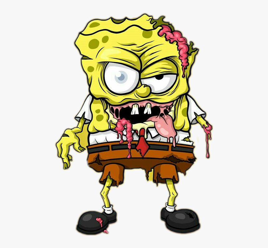 Spongebob Zombie , Png Download - Skrillex Neoprene Lanzix & Bein ...