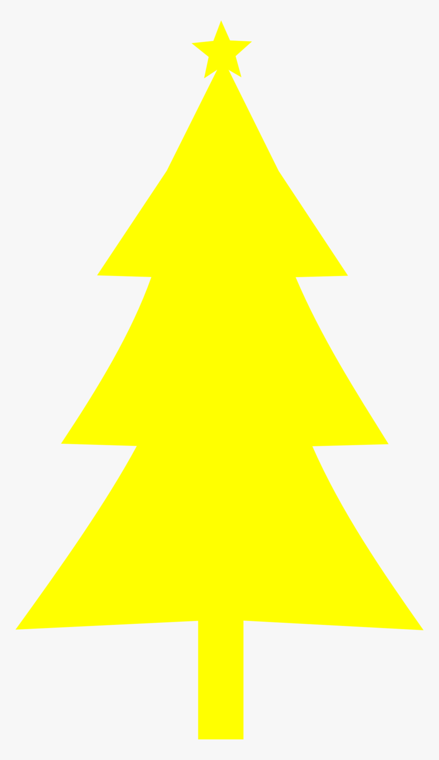 Christmas Tree Silhouette - Christmas Tree, HD Png Download, Free Download