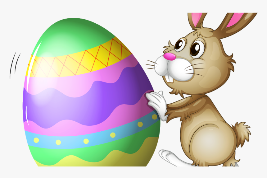 Easter Bunny Cartoon Png , Png Download - Oeuf Lapin De Paques, Transparent  Png - Kindpng