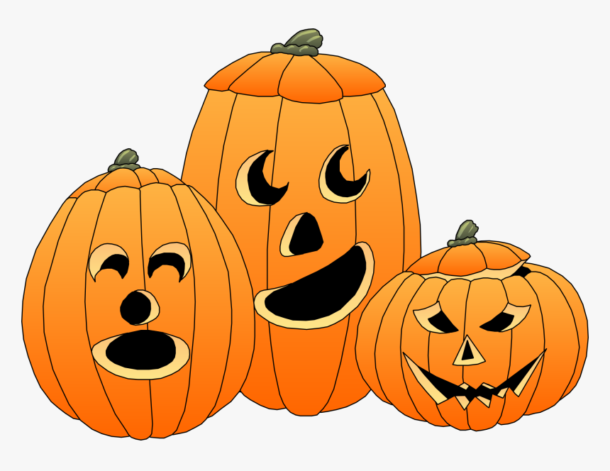 Halloween Pumpkins Clipart - Jack O Lanterns Clipart, HD Png Download, Free Download