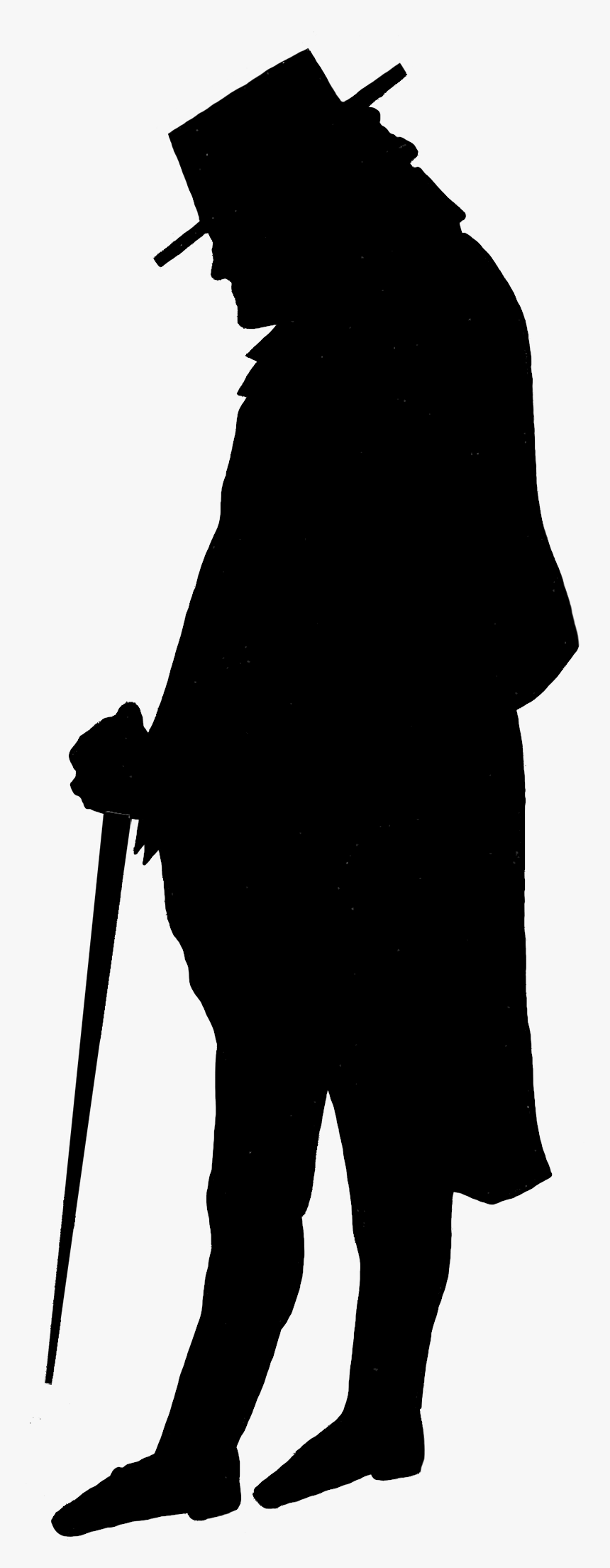 Stick At Getdrawings Com - Victorian Era Clothing Silhouette, HD Png Download, Free Download