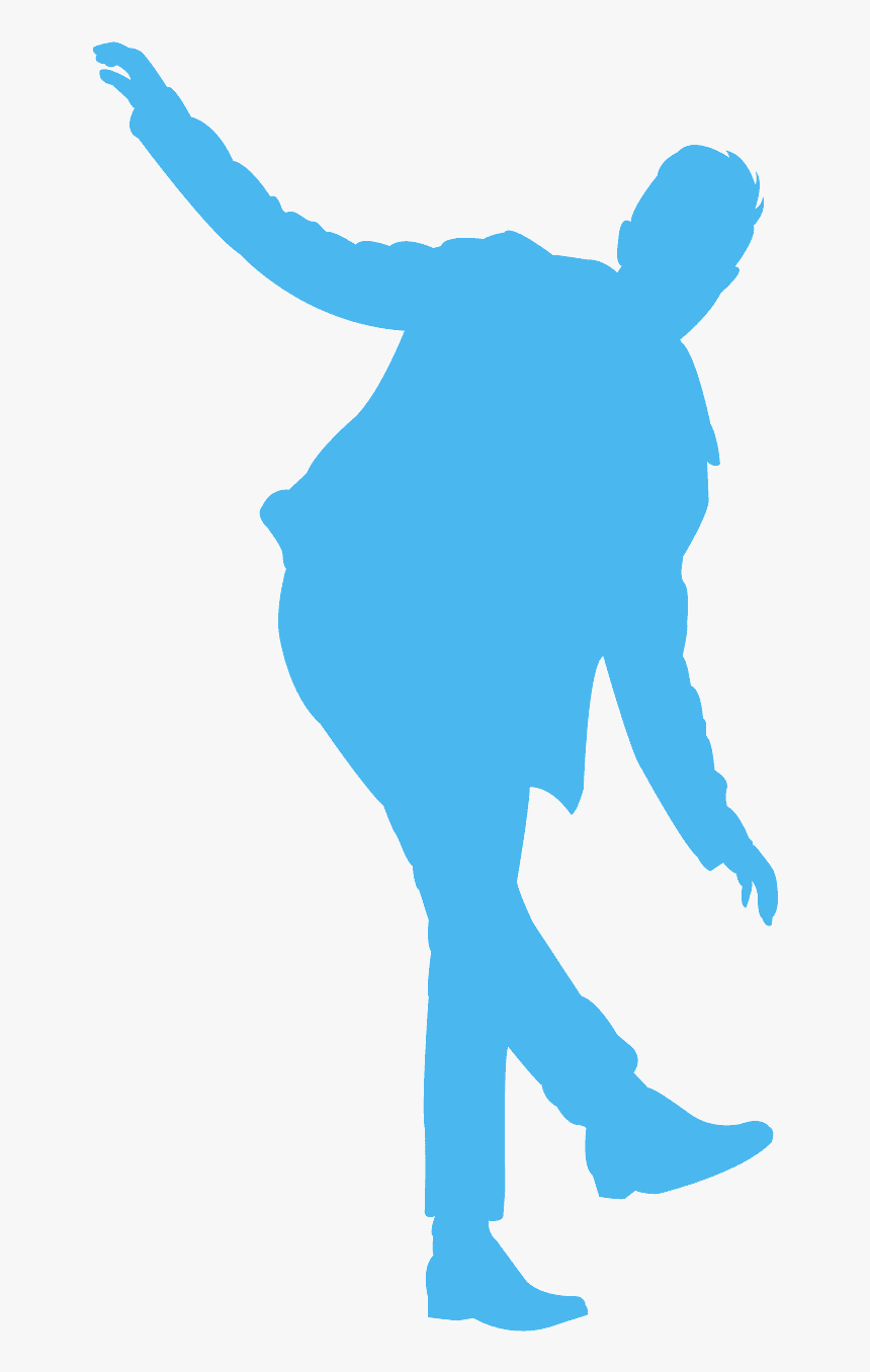 Teenager Silhouette Blue, HD Png Download, Free Download