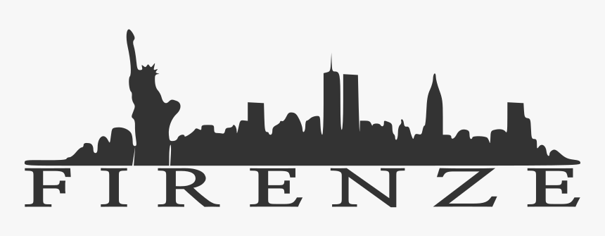 Firenze - 9 11 New York Skyline Silhouette, HD Png Download, Free Download