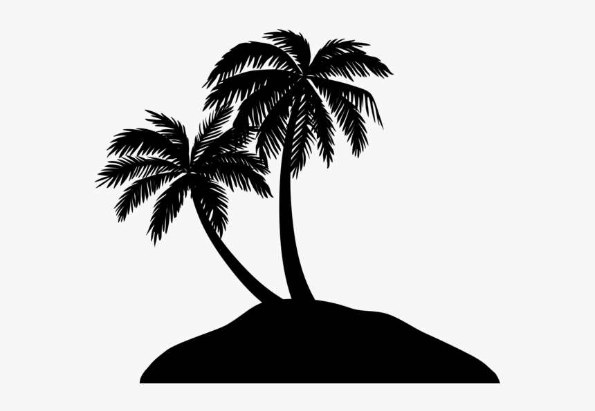 Vector Graphics Illustration Clip Art Image - Silhouette Island Clipart ...