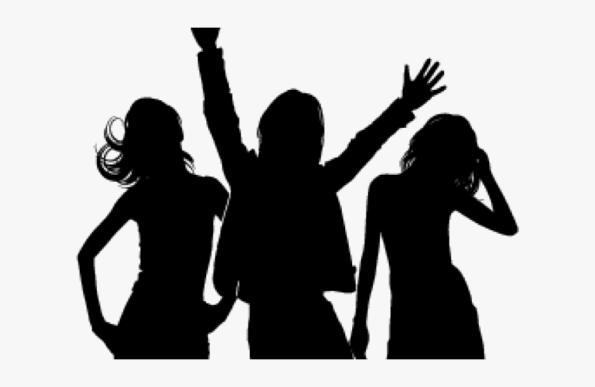 Silhouette Pictures Of Women - Free Download Disco Poster, HD Png Download, Free Download