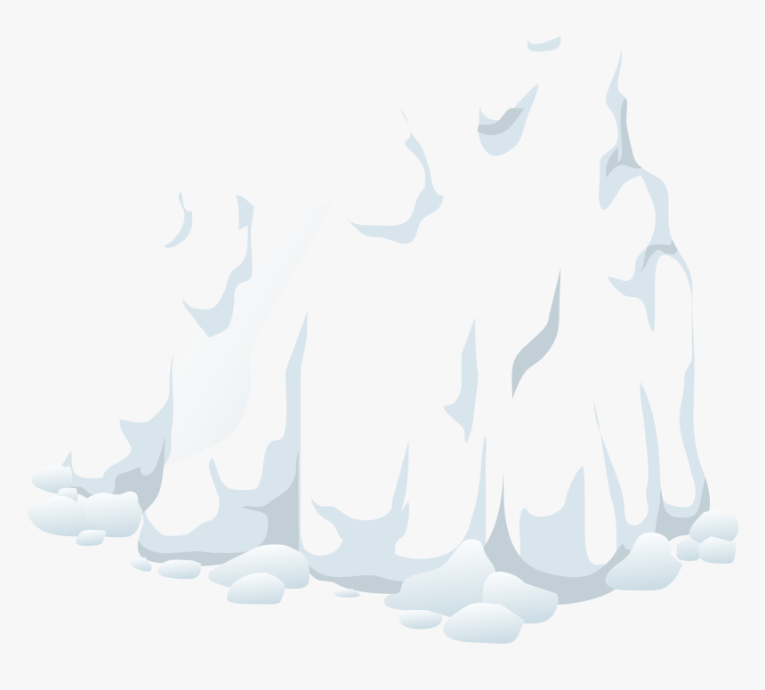 Alpine Landscape Snow Skirt Svg Clip Arts - Silhouette, HD Png Download, Free Download