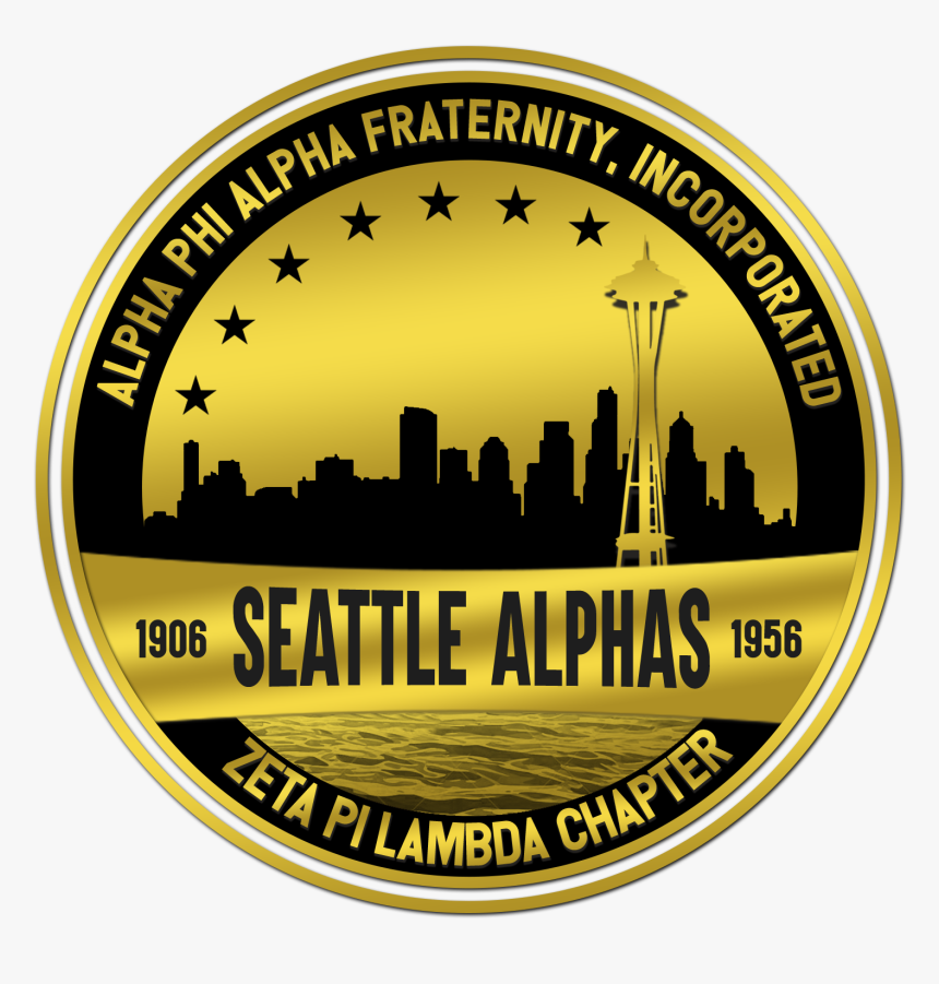 Seattle Alphas Logo W Water - Silhouette, HD Png Download, Free Download