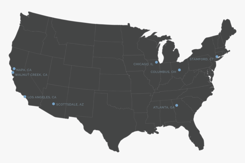 Venure Office Map Locations - Beverly Hills On A Map, HD Png Download, Free Download