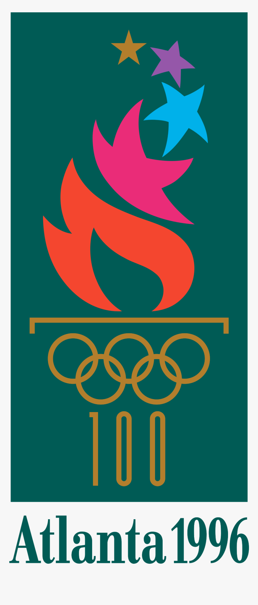 1996 Atlanta Olympics Logo, HD Png Download, Free Download