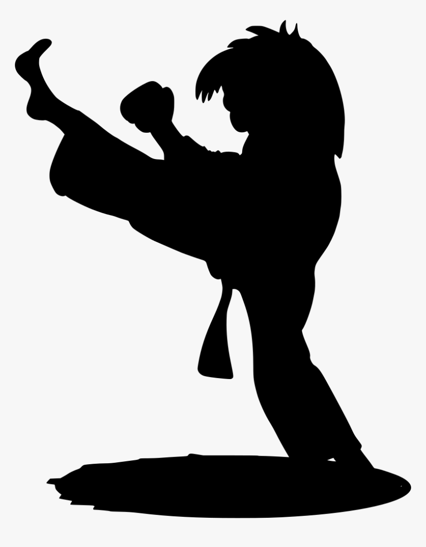 Transparent Karate Silhouette Png - Scalable Vector Graphics, Png Download, Free Download