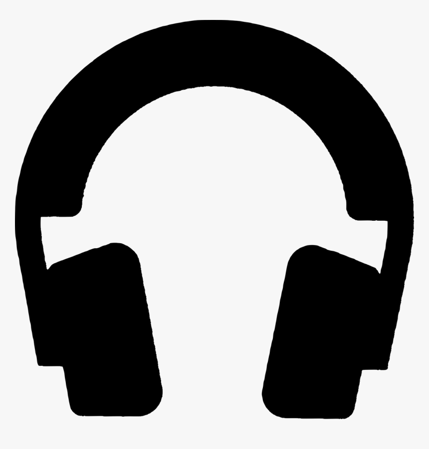 Headset, Silhouette, Listen - Silhueta Fone De Ouvido, HD Png Download, Free Download