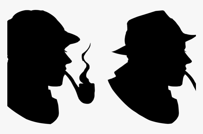 Pretentious Detective Images Free Silhouette Download - Silhouette Detective, HD Png Download, Free Download