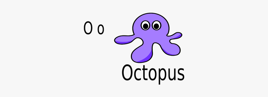 Violet Octopus Vector Image, HD Png Download, Free Download