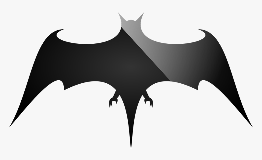 Bat, Silhouette, Halloween, Black, Vampire, Icon - Yarasa Resmi Çizimi, HD Png Download, Free Download