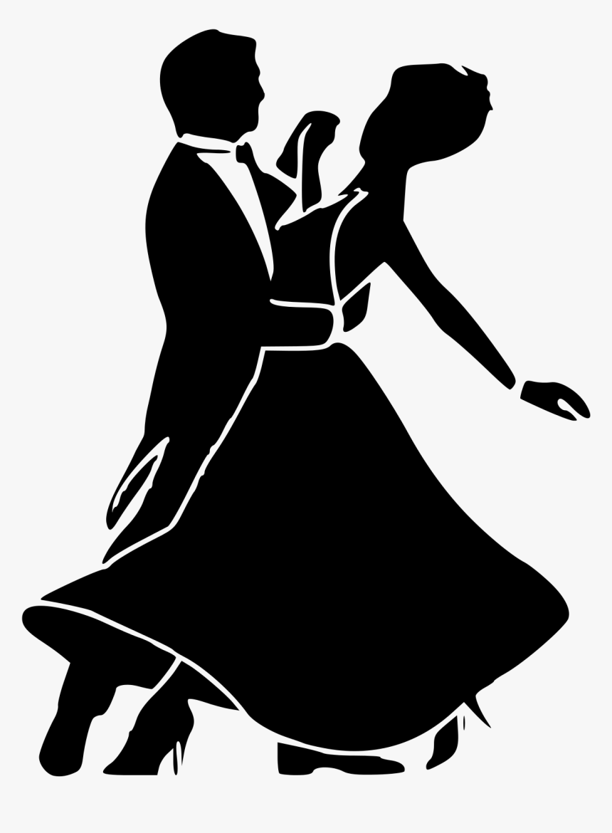 Ballroom Dancing Silhouette Png, Transparent Png - kindpng