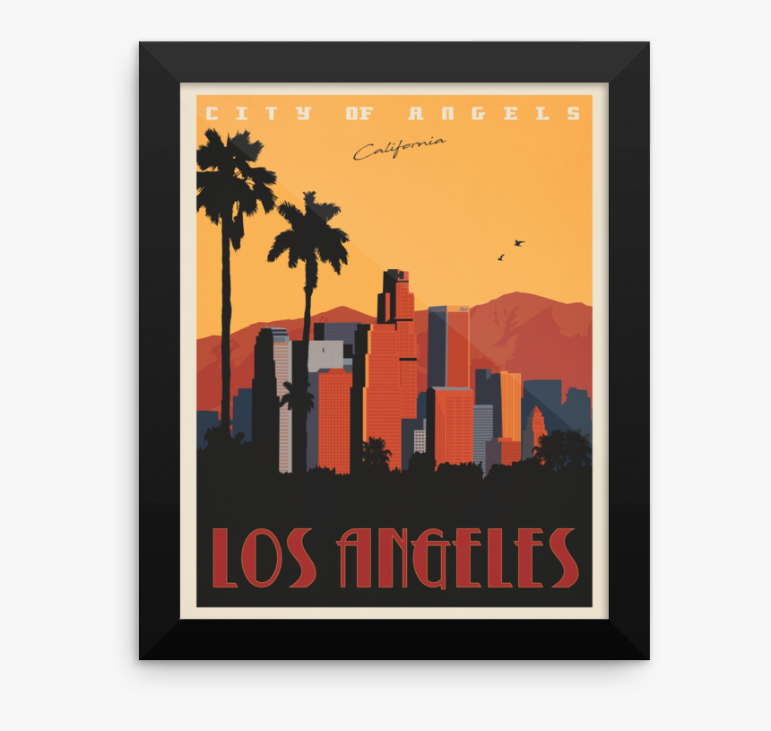 Los Angeles Travel Poster, HD Png Download, Free Download