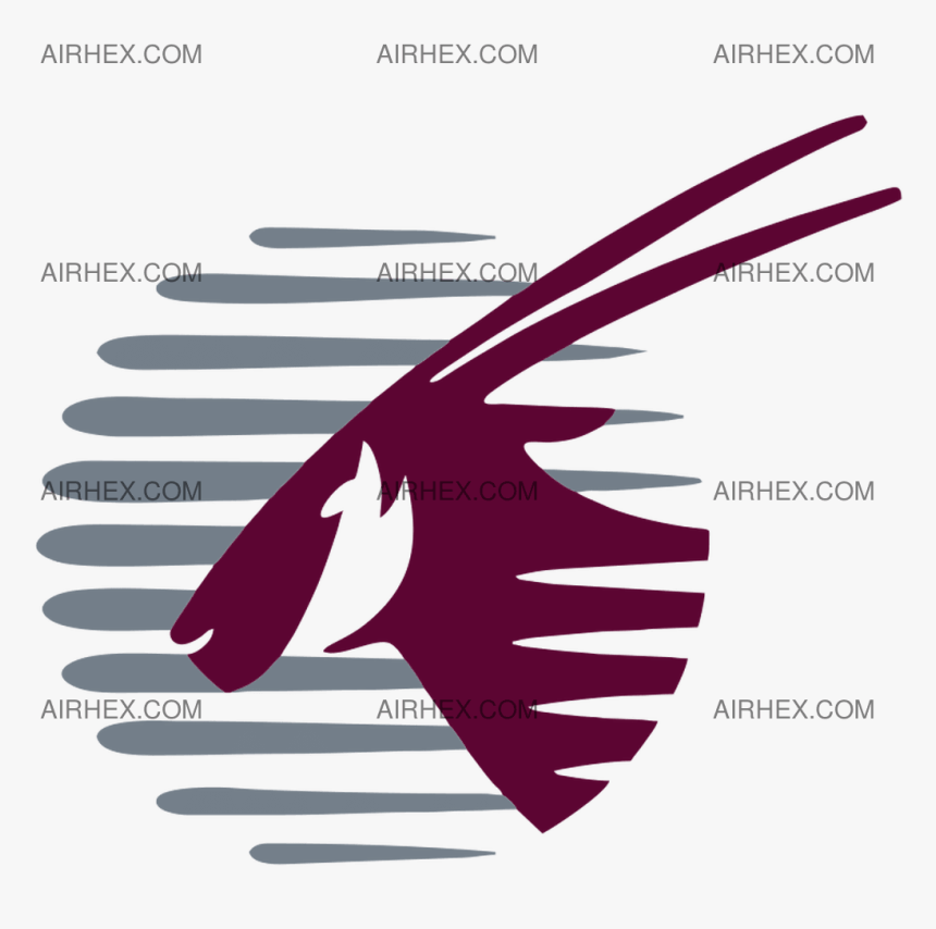 Qatar Airways - Oryx Qatar Airways Logo, HD Png Download, Free Download